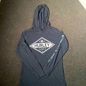 🥶  HURLEY boys long sleeve hooded shirt